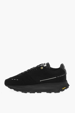 Rubber Sole RACER LUX Leather Textile Sneakers