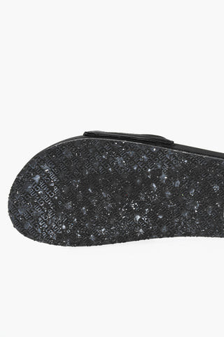 Rubber Soles Padded Fabric Slides