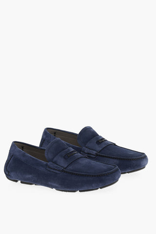 Rubber Soles Suede Leather NEWTON Loafers