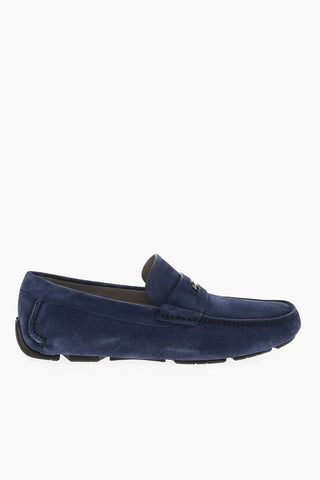 Rubber Soles Suede Leather NEWTON Loafers