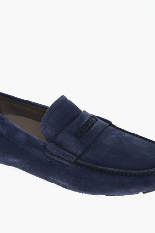 Rubber Soles Suede Leather NEWTON Loafers