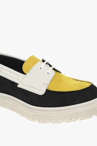 Rubber Sole Leather Derby Shoes