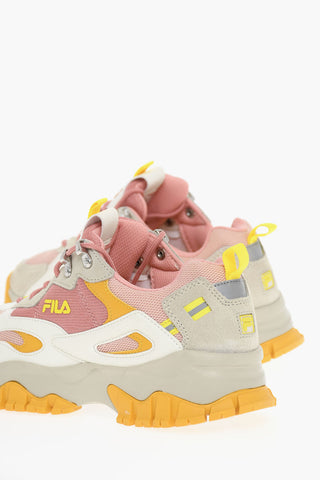 Leather And Canvas RAY TRACER TR2 Low-Top Sneakers
