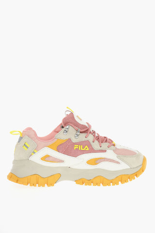 Leather And Canvas RAY TRACER TR2 Low-Top Sneakers