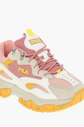 Leather And Canvas RAY TRACER TR2 Low-Top Sneakers