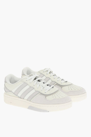 Hammered Leather COURTIC Low-Top Sneakers