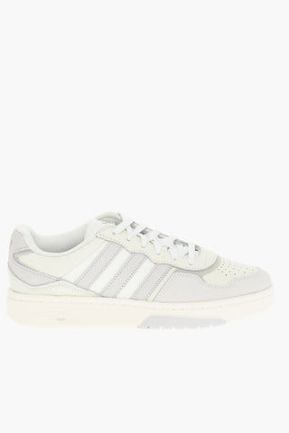 Hammered Leather COURTIC Low-Top Sneakers