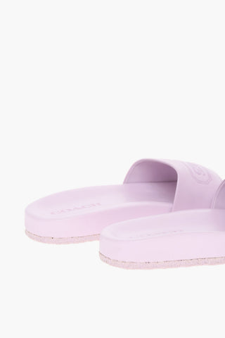 Slides In Pelle ALEXIS Con Stampa Logo