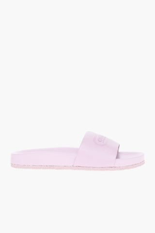 Slides In Pelle ALEXIS Con Stampa Logo