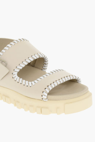 Rubber Sole TVEITA Leather Sandals