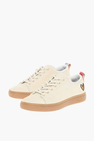 Sneakers Low-Top LEE In Pelle Con Ricamo
