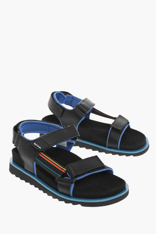 Sandali In Pelle CALIBAN Con Chiusura In Velcro