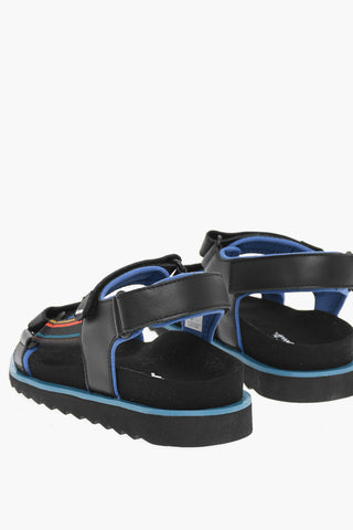 Sandali In Pelle CALIBAN Con Chiusura In Velcro