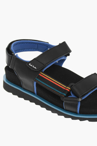 Sandali In Pelle CALIBAN Con Chiusura In Velcro