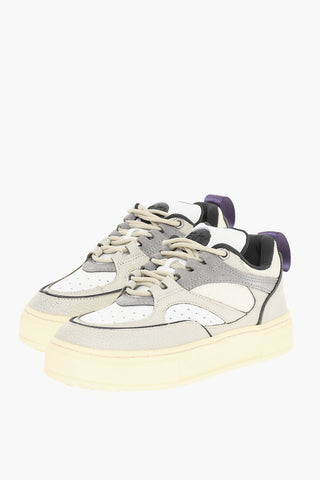 Sneakers Low-Top SIDNEY In Pelle Con Suola In Gomma