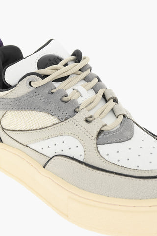 Sneakers Low-Top SIDNEY In Pelle Con Suola In Gomma