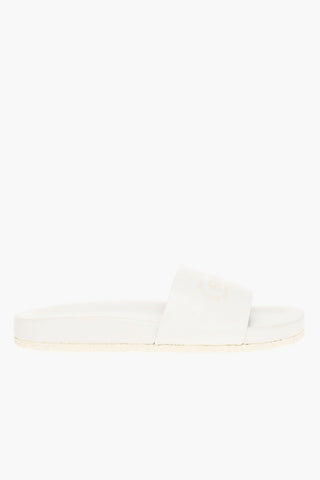 Slides In Pelle ALEXIS Con Stampa Logo