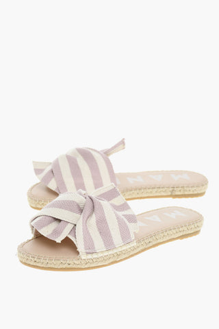 Slides In Cotone Riciclato A Righe