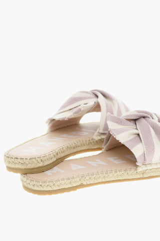 Slides In Cotone Riciclato A Righe