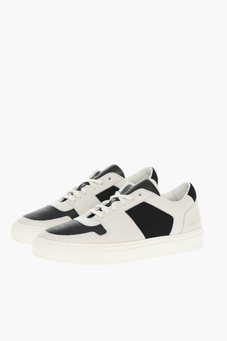 Leather And Canvas DECADES Low-Top Sneakers