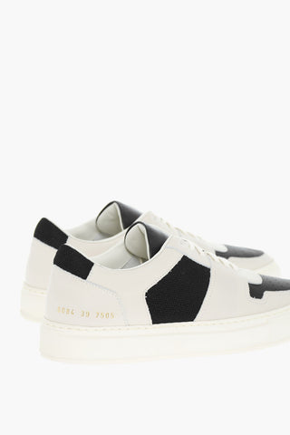 Leather And Canvas DECADES Low-Top Sneakers