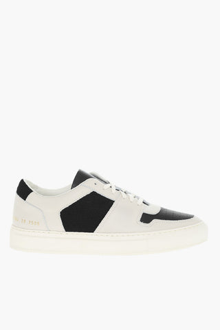 Leather And Canvas DECADES Low-Top Sneakers