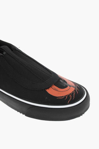 Rubber Sole Printed Slip On Sneakers