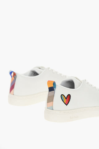 Embroidered Leather LEE Low-Top Sneakers