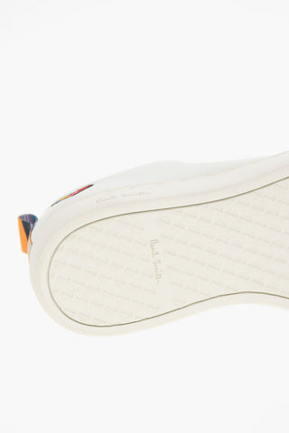 Embroidered Leather LEE Low-Top Sneakers