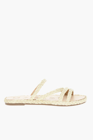 Braided Raffia Slides