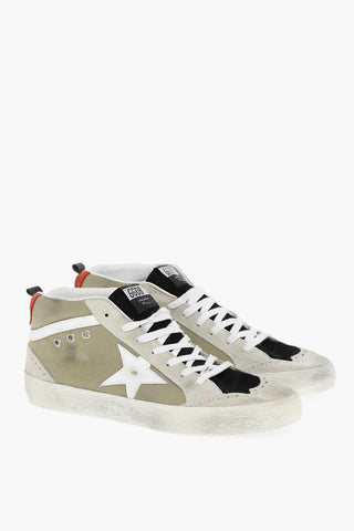 Worn Effect High-Top Sneakers