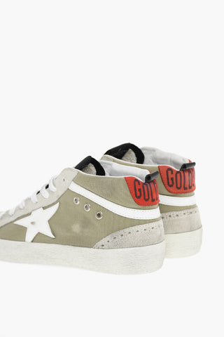 Worn Effect High-Top Sneakers