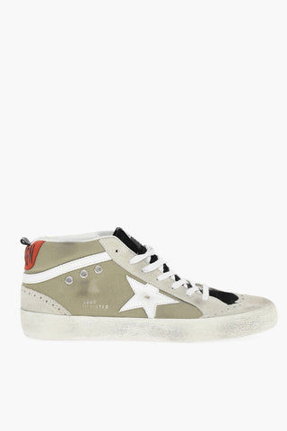Worn Effect High-Top Sneakers