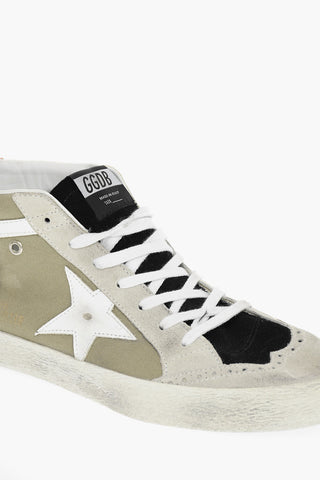 Worn Effect High-Top Sneakers