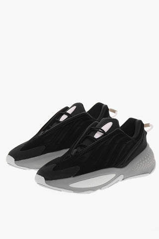 Sneakers Low-Top OZRAH In Pelle Con Suola in Gomma