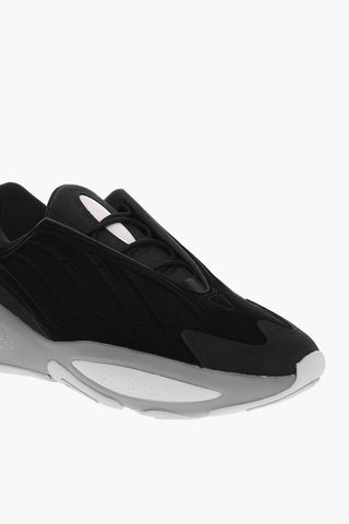 Sneakers Low-Top OZRAH In Pelle Con Suola in Gomma