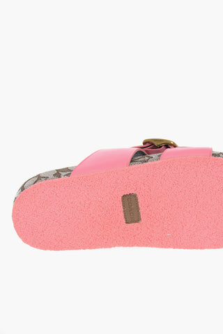 Leather ADDISON Slides With Buckle