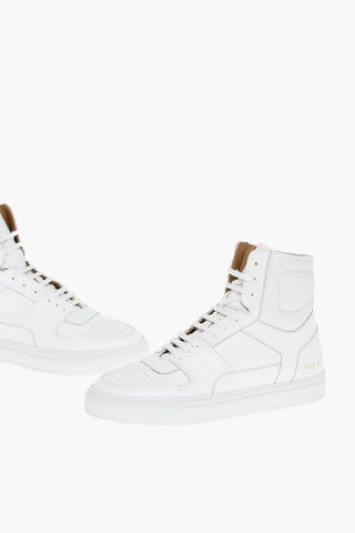 Rubber Soles HIGH-TOP Leather Sneakers