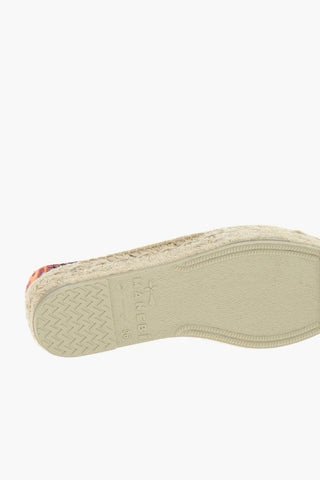 Rubber Sole Striped Canvas Espadrillas