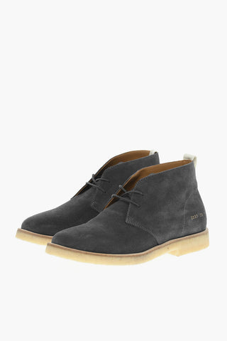 Rubber Soles Suede Leather Chukka Boots