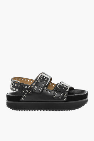 Leather OPHIE sandals With Buckles