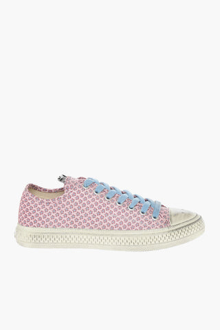 Vintage Effect Canvas ALINA Low-Top Sneakers
