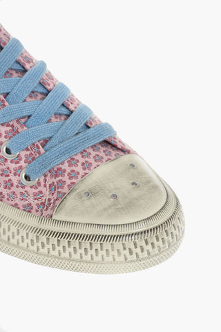 Vintage Effect Canvas ALINA Low-Top Sneakers