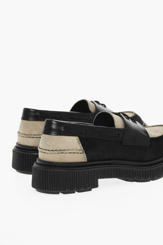 Scarpe Derby In Pelle Scamosciata