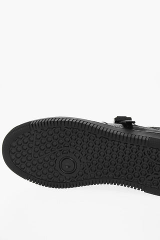 Leather Low-Top Sneakers With Strap