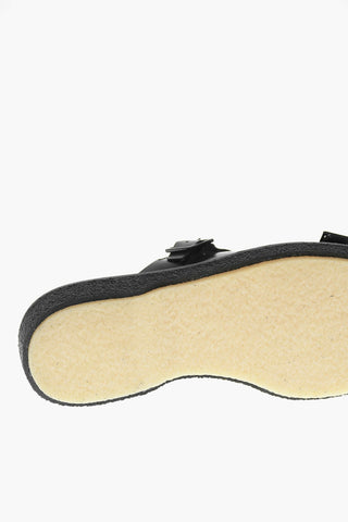 Monk Strap Leather Sandals