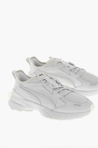 Sneakers Low-Top PWRFRAME In Pelle E tessuto Tecnico