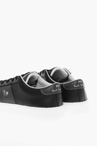 Printed Leather ZACH Low-Top Sneakers