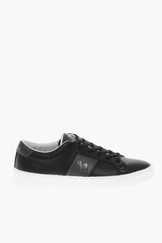 Printed Leather ZACH Low-Top Sneakers