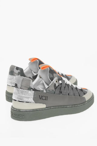 Camouflage Print Low-Top Sneakers
